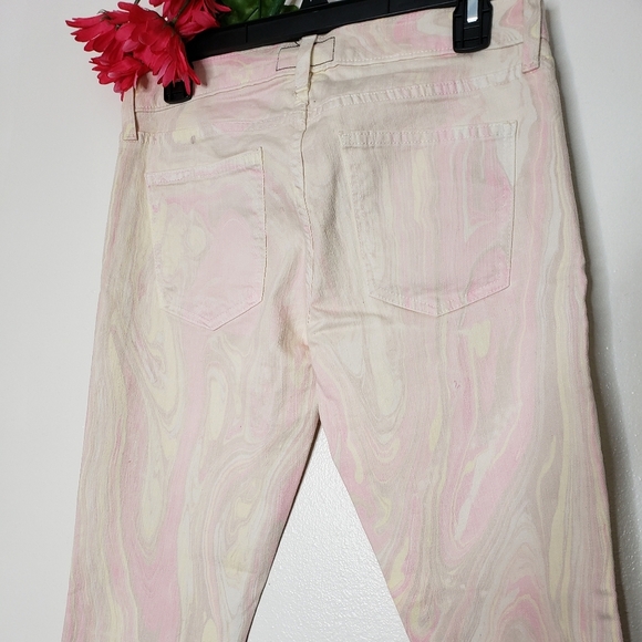 NEW Current Elliott Marble Taffy Cigarette Jeans Skinny Stiletto Ankle Summer - Picture 10 of 16